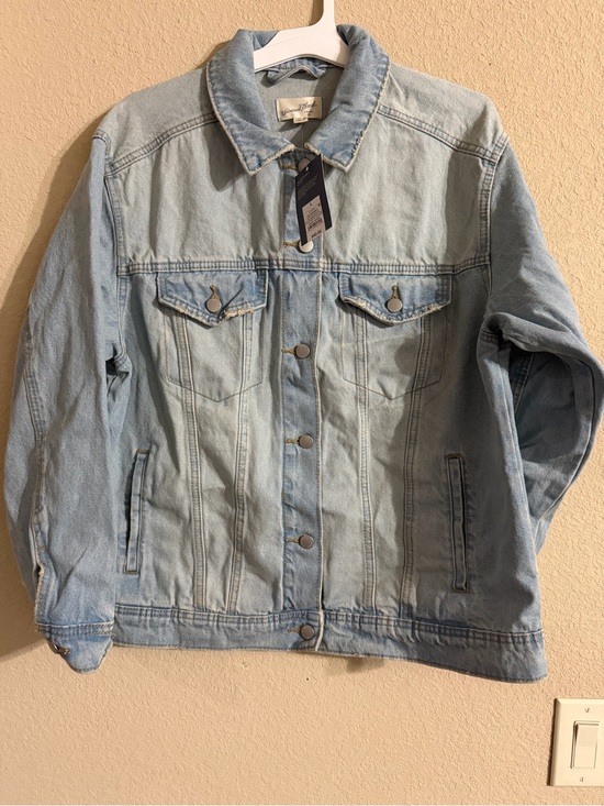 Universal Thread Jackets & Blazers - Universal Thread Light Blue Denim Jacket with Chest Pockets